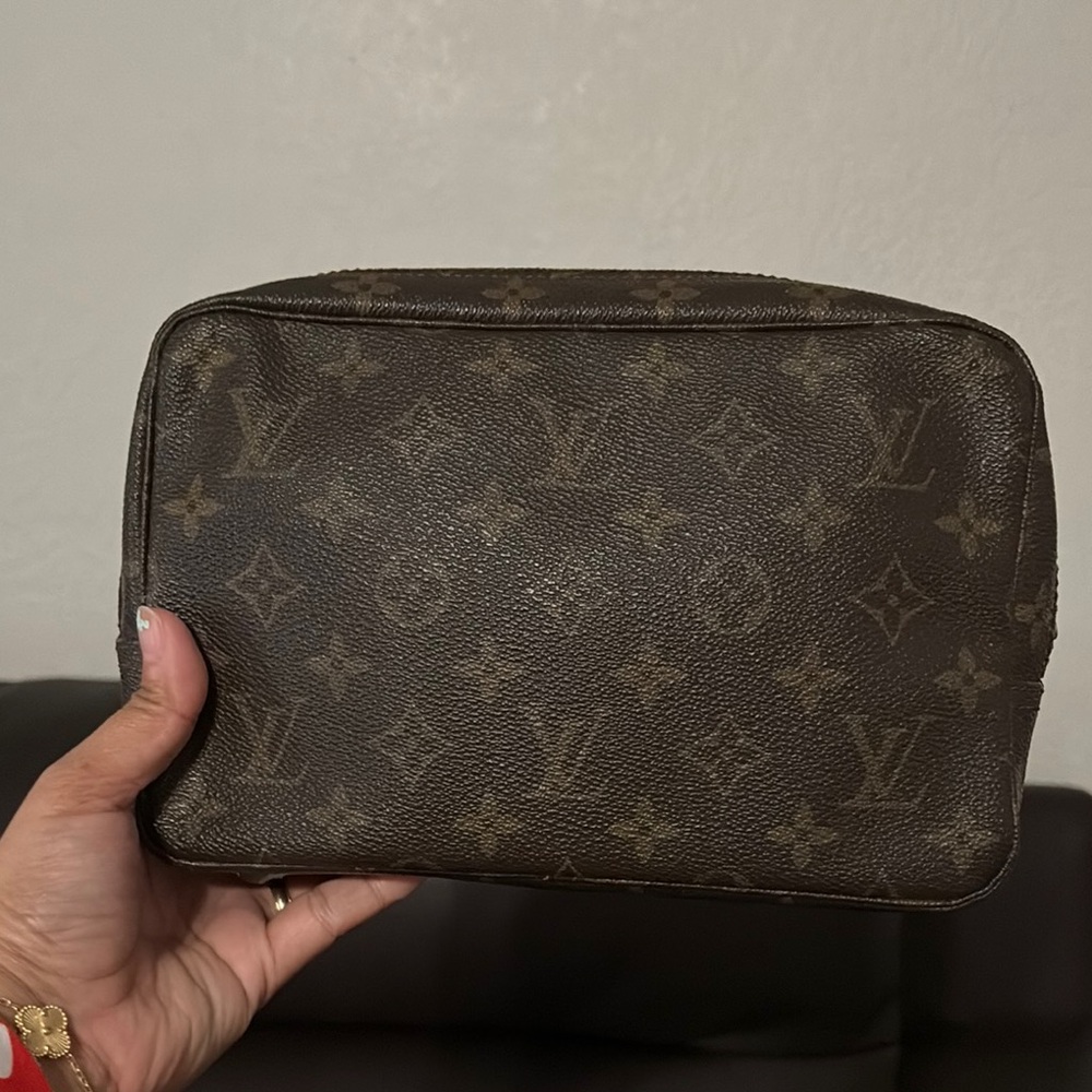 Louis Vuitton Dark Brown Monogram Toiletry Bag